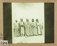 Dhari ibn Tawala of the Aslam Shammar with his tribesmen