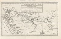 Carte d'une Partie de l'Asie. [map]: depuis la mer mediterranee jusqu'au golfe de cambaye dans la mer  de L'inde