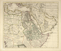Carte de l'Egypte, de la Nubie, de l'Abyssinie &c