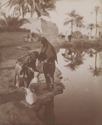 Femme berbères à la fontaineBerber women at a water source
