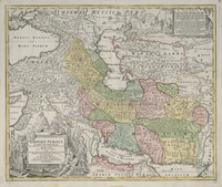 Imperii Persici in omnes suas provincias nova tabula geographica