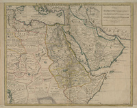 Carte de l'Egypte, de la Nubie, de l'Abissinie &c
