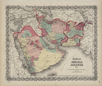 Colton's Persia, Arabia &cPersia, Arabia & c