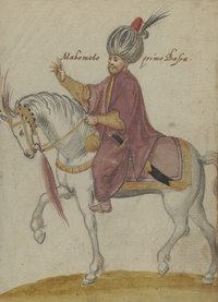Watercolor drawings of Ottoman subjects and costumes