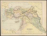 Turkey in Asia: with boundary as altered by the Treaty of Berlin