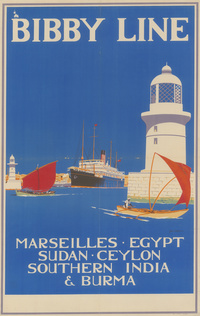 Bibby Line: Marseilles. Egypt. Sudan. Ceylon. Southern India & Burma