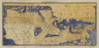 صورة الارض للشريف الادريسي المتوفى سنة 560 هMappemonde of IdrisiWorld map of IdrisiṢūrat al-arḍ lil-Sharīf al-Idrīsī