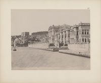 Vue du Palais Impérial de Dolma-Bagtché et de l'Ambassade d'AllemagneView of the Dolmabahçe Imperial Palace and of the German Embassy