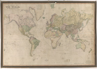 A Chart of the World, on Mercator's Projection: with the Tracks of the more Distinguished Modern Navigators. Regulated throughout, according to the best Scientific Determinations