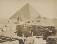 Pyramide de Cheops, Sphynxs et les catacombesPyramid of Cheops, the Sphinx and the Catacomb