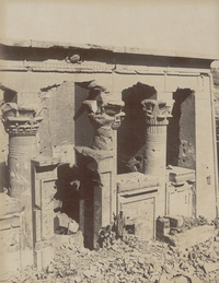Nubie, Kalabchèh: Intérieur du templeNubia, Kalabsha: Interior of the Temple