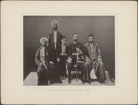Vornehmer indischer Kaufmann und türkische Beamte in MekkaDistinguished Indian merchant and Turkish officials in Mecca