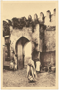 Tanger - Une porte de la Casbah: Bab-el-AâsaTangier. A gate of the Kasbah. Bab El Assa