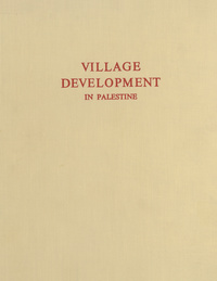 Village development in Palestine during the British mandate