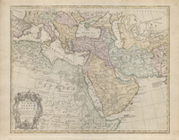 A map of Turky [sic], Arabia and Persia: corrected from the latest travels & from ye observations of ye Royal Societys of London & ParisMap of Turkey, Arabia and Persia