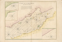 Carte de la Mer Rouge depuis Moka jusqu'à Gedda