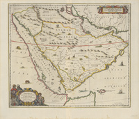 Arabiæ Felicis, Petrææ et Desertæ nova et accurata delineatio. [cartographic material]Arabia