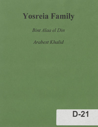 Yosreia Family: Arabest Kalid [sic], Bint Alaa el Din