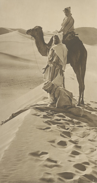 Bedouins during the Friday pray