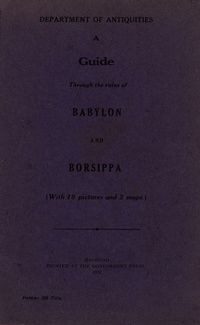 Guide through the ruins of Babylon and Borsippa