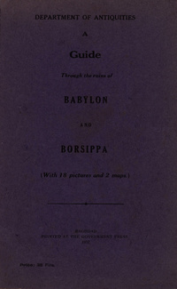 Guide through the ruins of Babylon and Borsippa