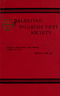 The library of the Palestine pilgrims' text society