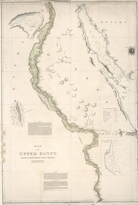 Map of Upper Egypt