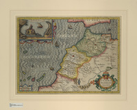 Fessae et Marocchi regnaGerardi Mercatoris atlas sive cosmographica meditationes de fabrica mundi et fabricati figuraMercator-Hondius atlas