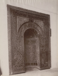 Aleppo, the mihrab of the Madrasa al-Halawiyya