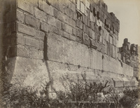 Mur cyclopéen á Balbek, SyrieCyclopean wall in Baalbek , Syria