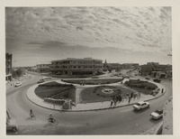 أحد المناظر الجميلة في مدينة الدوحة - ميدان ساعة الزهورOne of the beautiful scenery in the city of Doha - Flower Clock Square