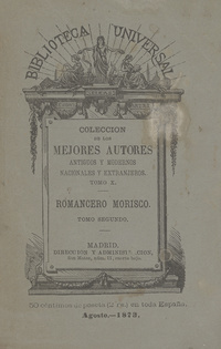 Romances moriscos novelescos