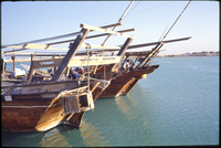 Fishing boats, Khor and DohaDhows in Al Khor and Doha