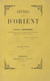 Lettres écrites d'Orient