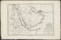 Carte de l'Arabie, du Golfe Persique et de la Mer Rouge: avec l'Egypte, la Nubie et l'Abassinie