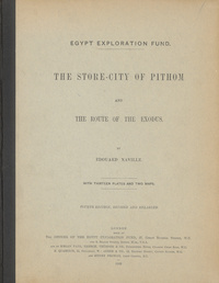 The store-city of Pithom and the route of the Exodus
