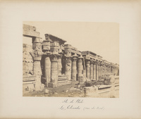 Ile de Phile. Les Colonades (vue du Nord)Island of Philae. Colonnade (View from North)